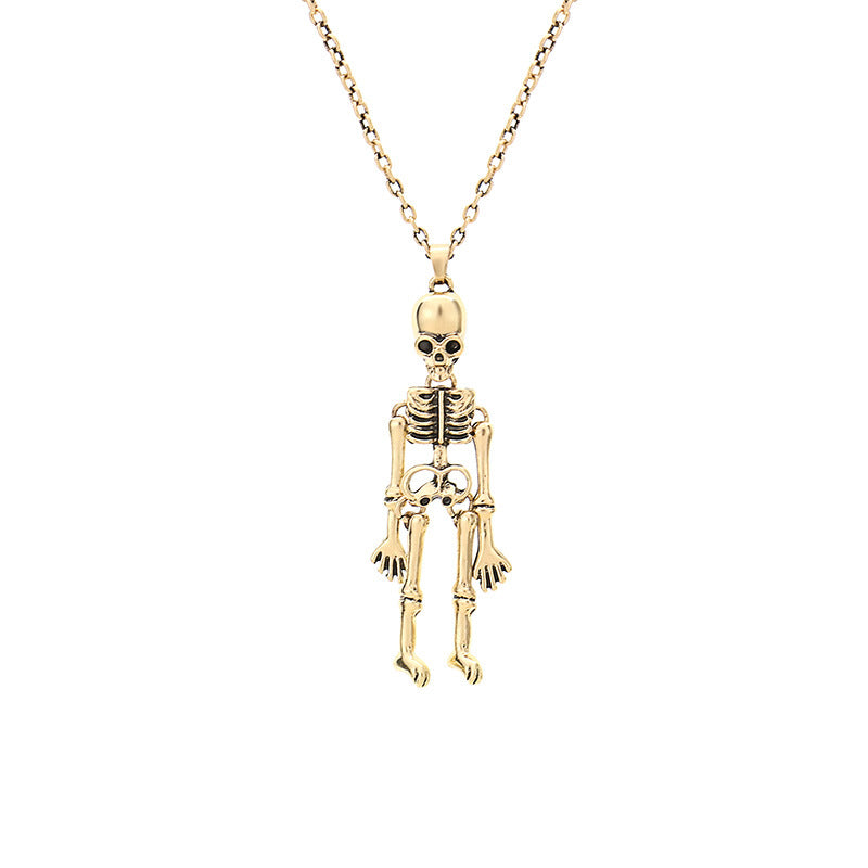 Wholesale Halloween Ghost Skeleton Bat Pumpkin Head Pendant Necklace